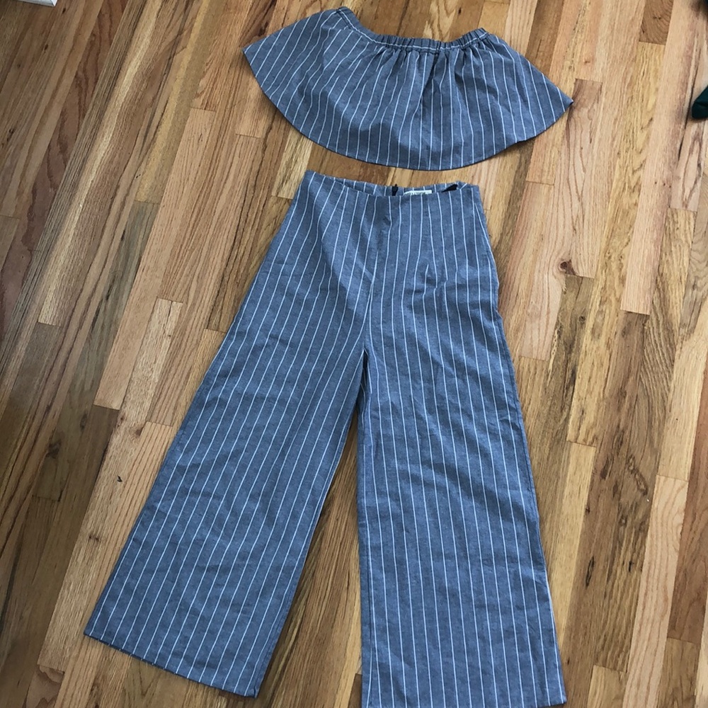 navy blue 2 piece